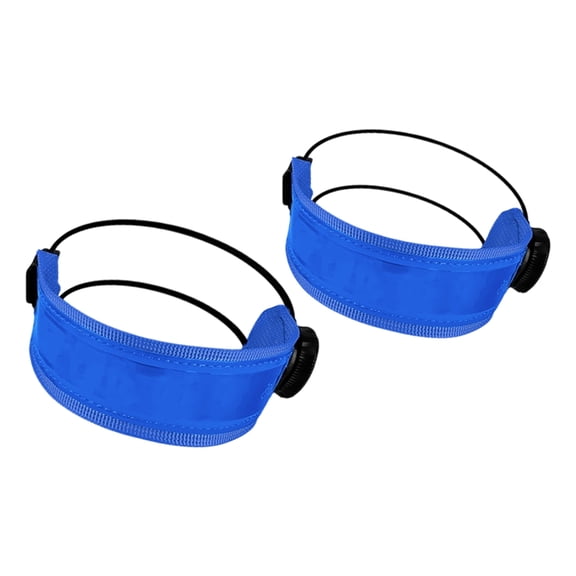 Reflective Wide Cycling Leg Band Adjustable For Night Comfortable Nonslip