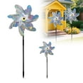 thumbnail image 1 of Reflective Windmill Bird for Courtyards and Gardens | Wind with Reflective Print and Durable Polyester Construction 2PCS, 1 of 5