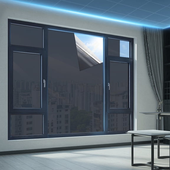Reflective Window Film for Heat Control and Privacy, Sun Blocking Glass Tint for Sliding Doors and Home Windows