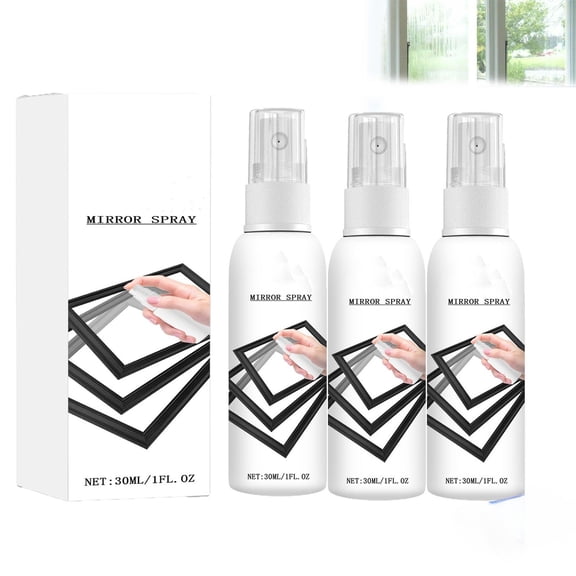 Reflective Window Spray, 1 Fl Oz Glass Reflective Coating Spray for Home and Automotive Windows
