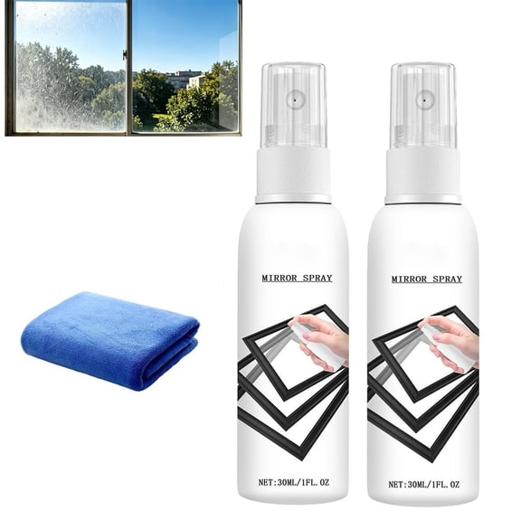 Reflective Window Spray For Home & Car, 30 ML Glass Reflective Coating Spray For Home Window Privacy, Streak-Free Shine