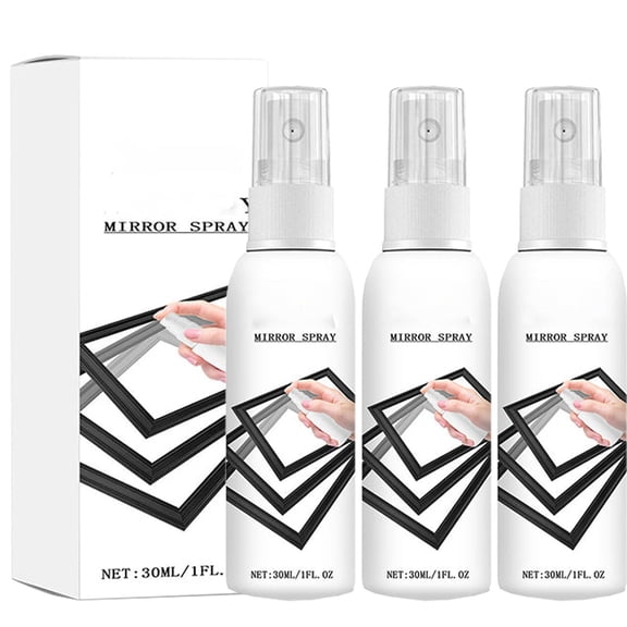 Reflective Window Spray for Home & Car – 30ML Glass Coating Spray for Automotive, Windows, Shower Doors, Interior Glass & Mirrors