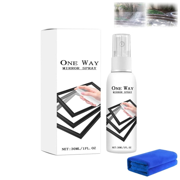 Reflective Window Spray for Home & Car, 30ml One Way Mirror Spray for Glass, Instant Privacy Window Tint Film Coating Spray