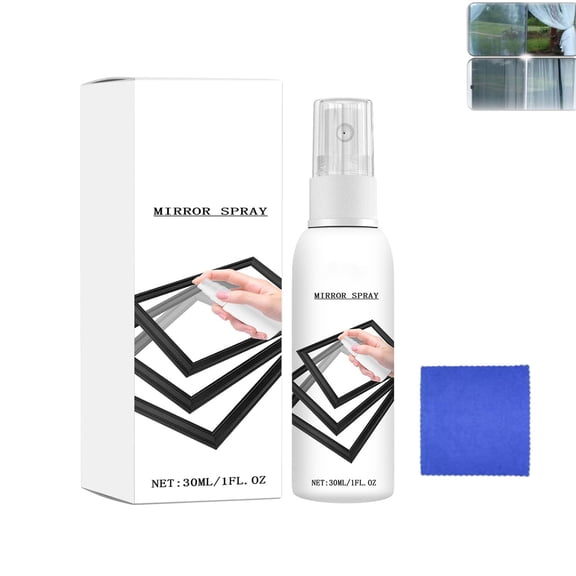 Reflective Window Spray for Home & Car, Reflective Spray Paint, Privacy Window Tint Film Sprays, Mirror Privacy Shield for Home & Car (A)