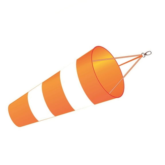 Reflective Windsock Bag Accurate Winds Direction Measurement Sock Hanging Weathervane with Fluorescent Belt