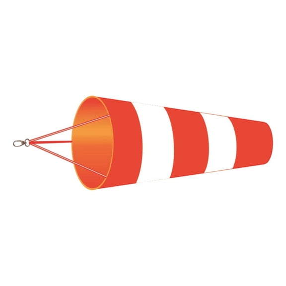 Reflective Windsock Bag Accurate Winds Direction Measurement Sock Hanging Weathervane with Fluorescent Belt