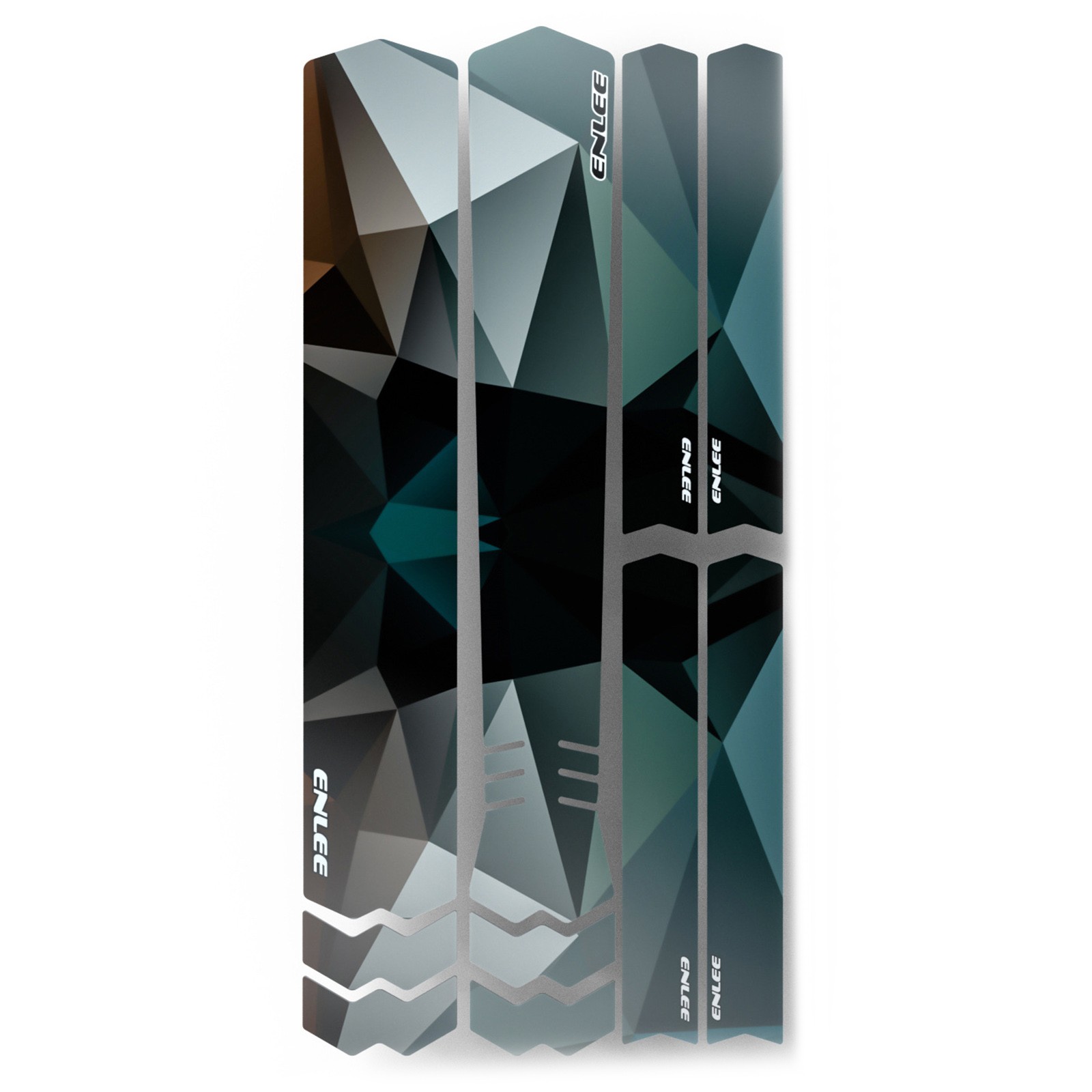 Reflective bike frame protection tape for mountain and road bikes