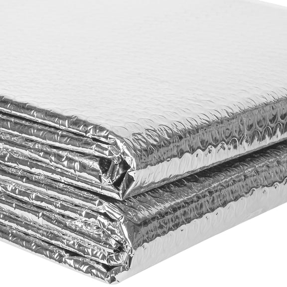 Reflectiveulation Roll 36in X 10ft Double Bubble Wrap Sheet Aluminum Foil 2mm Thermal Shield Radiant Barrier With 60 Adhesive Tapes For Window Rv Attic Wall
