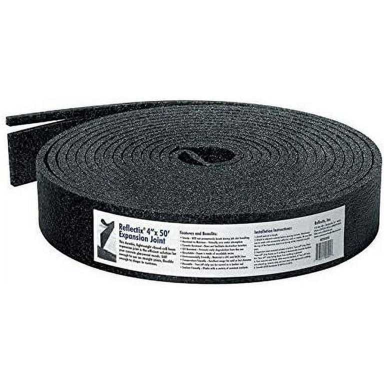Reflectix 4 in. W X 50 ft. L Reflective Expansion Joint Roll 50 sq ft Reflectix 4 in. W X 50 ft. L Reflective Expansion Joint Roll 50 sq ft