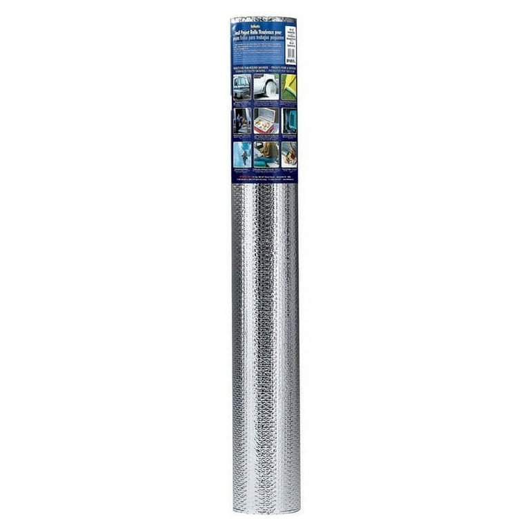 Reflectix 48 in. W X 10 ft. L R-1.1 to R-4.2 Reflective Radiant Barrier Insulation Roll 40 sq ft Reflectix 48 in. W X 10 ft. L R-1.1 to R-4.2 Reflective Radiant Barrier Insulation Roll 40 sq ft