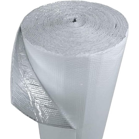 Reflectix 48" x 4' Single Bubble White Reflective Foil Insulation 16sqft R7