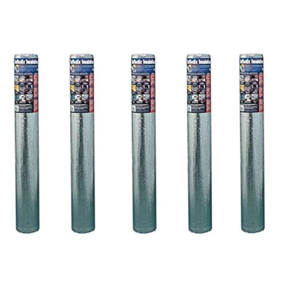 Reflectix Bubble Pack Insulation - Insulated Bubble Wrap Roll - 5 Pack, 48-Inch by 10-Feet