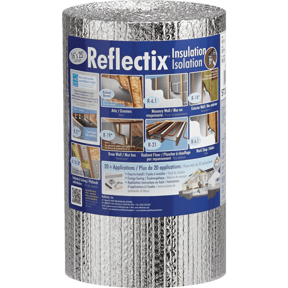 Reflectix Staple Tab Reflective Insulation - Pack of 2 Residential Use, Standard Application