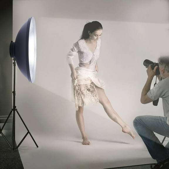 Reflector Beauty Dish Standard Bowens Mount Flash Head Strobe Mount for Studio