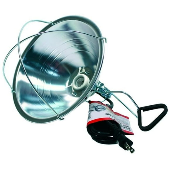 Reflector Brooder Lamp With Clamp 10.5 Inch Silver 170017