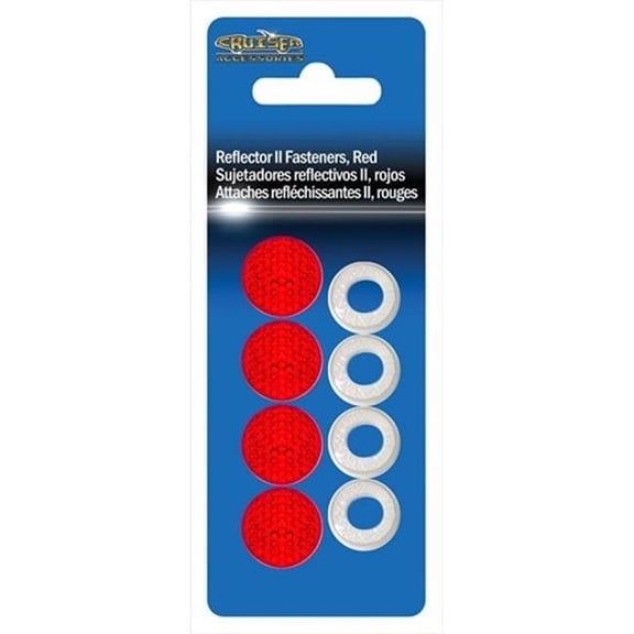 Reflector II Fastener, Red