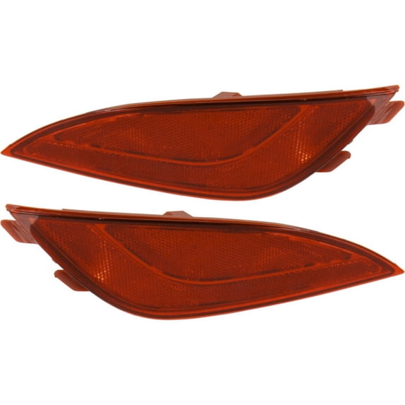 Reflector Rear Bumper Mounted Left & Right Pair Set For 10-15 Tucson