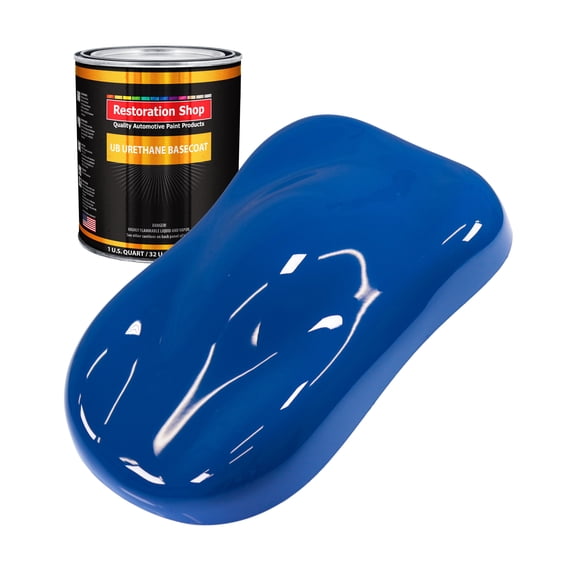 Reflex Blue 1 Quart URETHANE BASECOAT Car Auto Body Paint