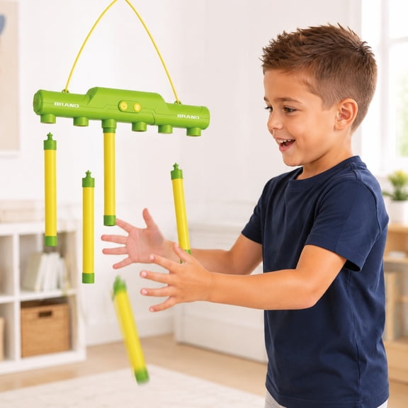 Reflex Drop Sticks Challenge Game, 3 Adjustable Speed Hand Eye Coordination Training Toy, Falling Catch Sticks Game for Kids & Adults