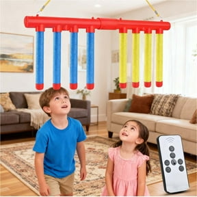 Reflex Drop Sticks Challenge Game - 3 Adjustable Speed Modes for Solo/Dual Play, Hand-Eye Coordination & Reaction Training Toy, Fun Catch Falling Sticks Game for Kids, Adults