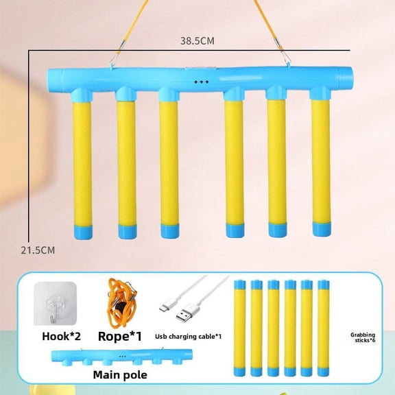 Reflex Drop Sticks Challenge Game, 3 Speed Modes, Hand-Eye Coordination & Reaction Training, Interactive Skill Game