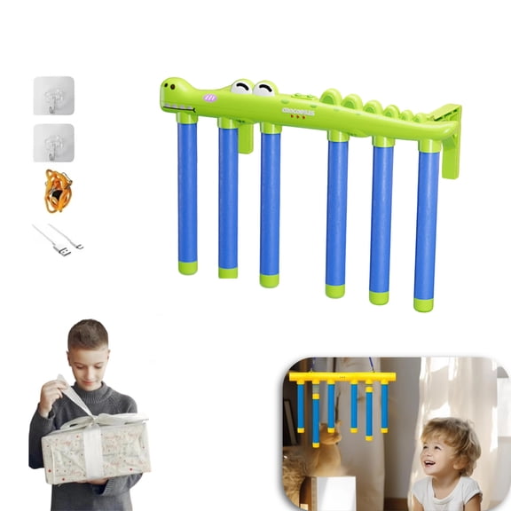 Reflex Drop Sticks Challenge with 3 Speeds – Remote Control Game, Hand-Eye Coordination Catching for Christmas Birthday