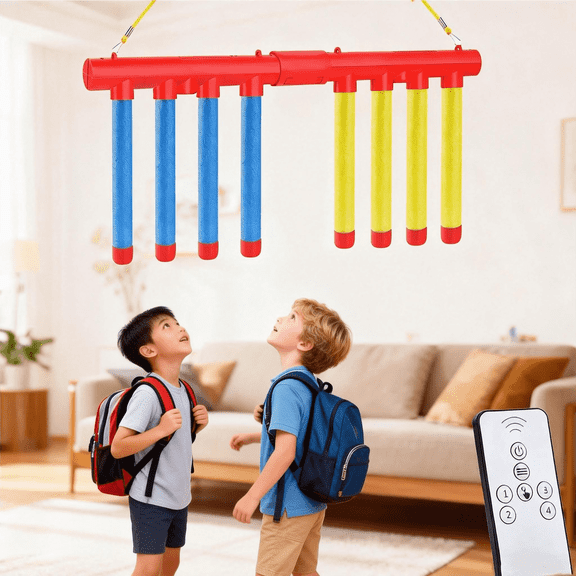 Reflex Game – Reflex Drop Sticks Challenge Game with Remote, Reflective Drop Stick Game, Hand-Eye Coordination Catching Sticks,Reaction Time Training for All Ages