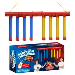 Reflex Sticks Rebounce Game, Reflex Challenge Game, Falling Sticks Reaction Time Trainer with Adjustable Speed Modes for Home, Office & Team Activities