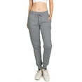thumbnail image 1 of Reflex Womens Juniors High Rise Fleece Lined Jogger Sweatpants (Heather Charcoal, XL), 1 of 4