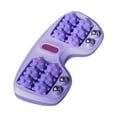 thumbnail image 1 of Reflexology Foot Roller Portable Acupressure Massager for Plantar Fasciitis - Dual Foot Pressure Point Pain Stress Relief Improved Circulation Home Office Purple 1PC, 1 of 6