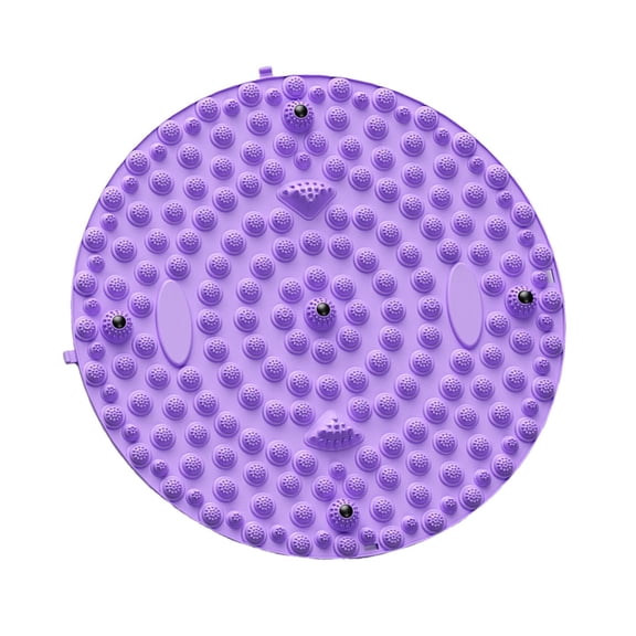 Reflexology Pad for Feet with Magnets and Non-Slip Surface, Foldable TPE Acupressure Mat for Home Use, 21.65 in Diameter