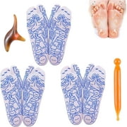 Reflexology Socks Set-2024 New Reflexology Socks with Massage Tool, Acupressure Reflexology Foot Massage Socks, Foot Reflexology Socks for Foot Pain Relief at Home3PCS, Men