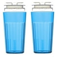thumbnail image 1 of Reflo Smart Cup (Blue 2-Pack) Open Training Cup, Toddler Cup, No Suction 6oz, 360 Control-Flow, USA MADE Premium High-Impact Plastic, 1 of 6