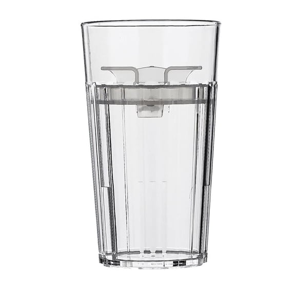 Reflo Smart Cup (Clear 1-Pack) Open Training Cup, Toddler Cup, No Suction 6oz, 360 Control-Flow, Premium High-Impact Plastic 1-Pack Clear