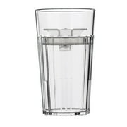 Reflo Smart Cup Clear 1-Pack Open Training Cup, Toddler Cup, No Suction 6oz, 360 Control-Flow, Premium High-Impact Plastic 1-Pack Clear