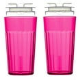 thumbnail image 1 of Reflo Smart Cup (Red-Violet 2-Pack) Open Training Cup, Toddler Cup, No Suction 6oz, 360 Control-Flow, USA MADE Premium High-Impact Plastic, 1 of 6