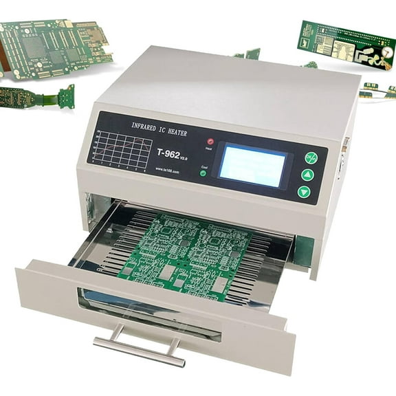 Reflow Oven, 800W Reflow Soldering Machine, Infrared IC Heater, Welding Area 180 X 235 Mm Soldering Machine