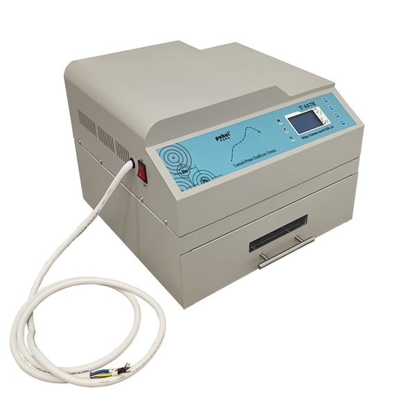 Reflow Oven Reflow Soldering Machine T937M Automatic Infrared Heater Reflow Soldering Oven