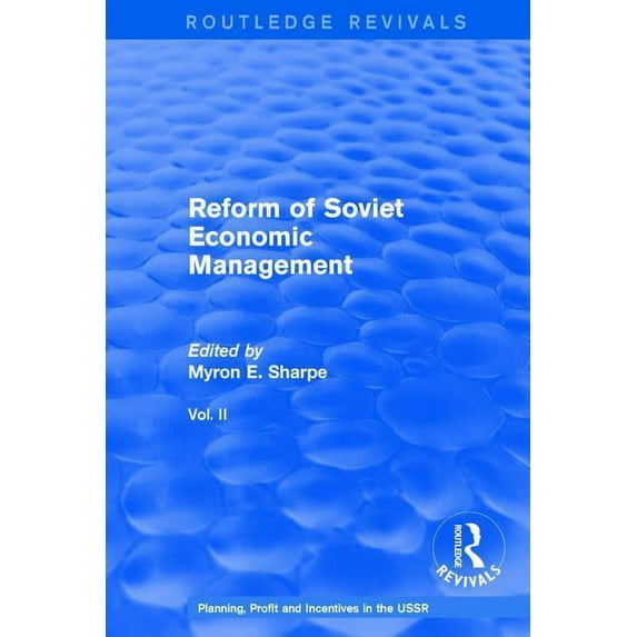 Reform of Soviet Economic Management, (Hardcover)