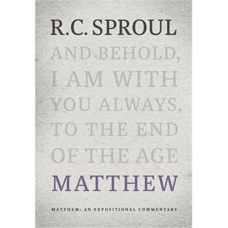 Reformation Trust & Ligonier Min 149786 Matthew An Expositional Commentary - Nov