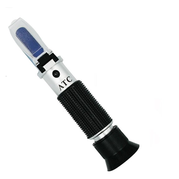 Refractometer 0-90% Handheld With Box ATC Sugar Optical Instruments Auto Refractometer Fruit Sauce Meter Sugar Refractomer ,Easy Carry