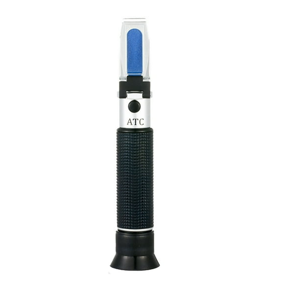 Refractometer,1 Handheld 3 In 1 0-25vol 0-22baume In 1 Handheld 0-25vol 0-22baume Atc 0-22baume Atc Wine Black