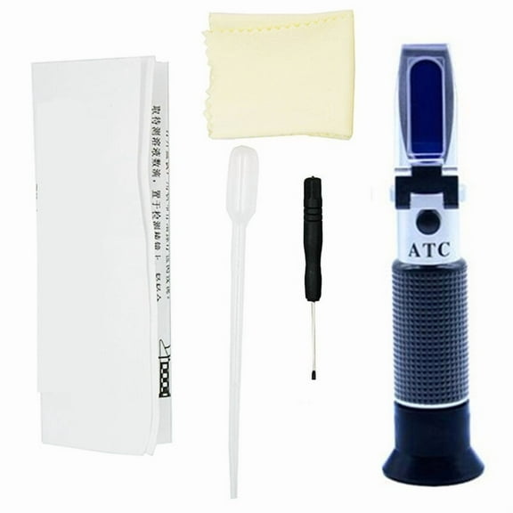 Refractometer 2 In 1 & Salinity Refractometer ATC 0-32% & 0-28% Salinity Measure Sodium Chloride In Food Salt ,Precision Measurement