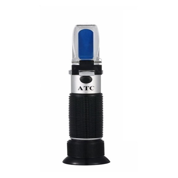 Refractometer 28-62% Hand-held Honey Automatic Monitoring Refractometer Sugar Meter Honey Moisturizing 28-62% Ratio Range ,Widely Use