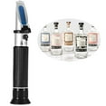 thumbnail image 1 of Refractometer Alcohol Alcoholometer meter 0~80%V/V ATC Handheld Tool Hydrometer concentration spirits tester Refractometer ,Efficient Sustainable, 1 of 7