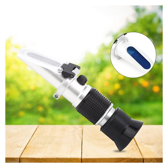 Refractometer Concentration Meter Tester 0-90% for Automatic Temperature Compensation ,Lightweight
