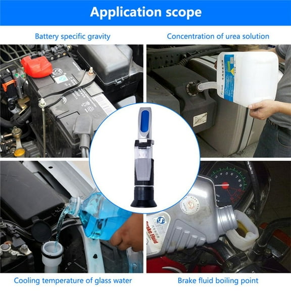 Refractometer Engine Antifreeze Battery Coolant Test Propylene Glycol Detector