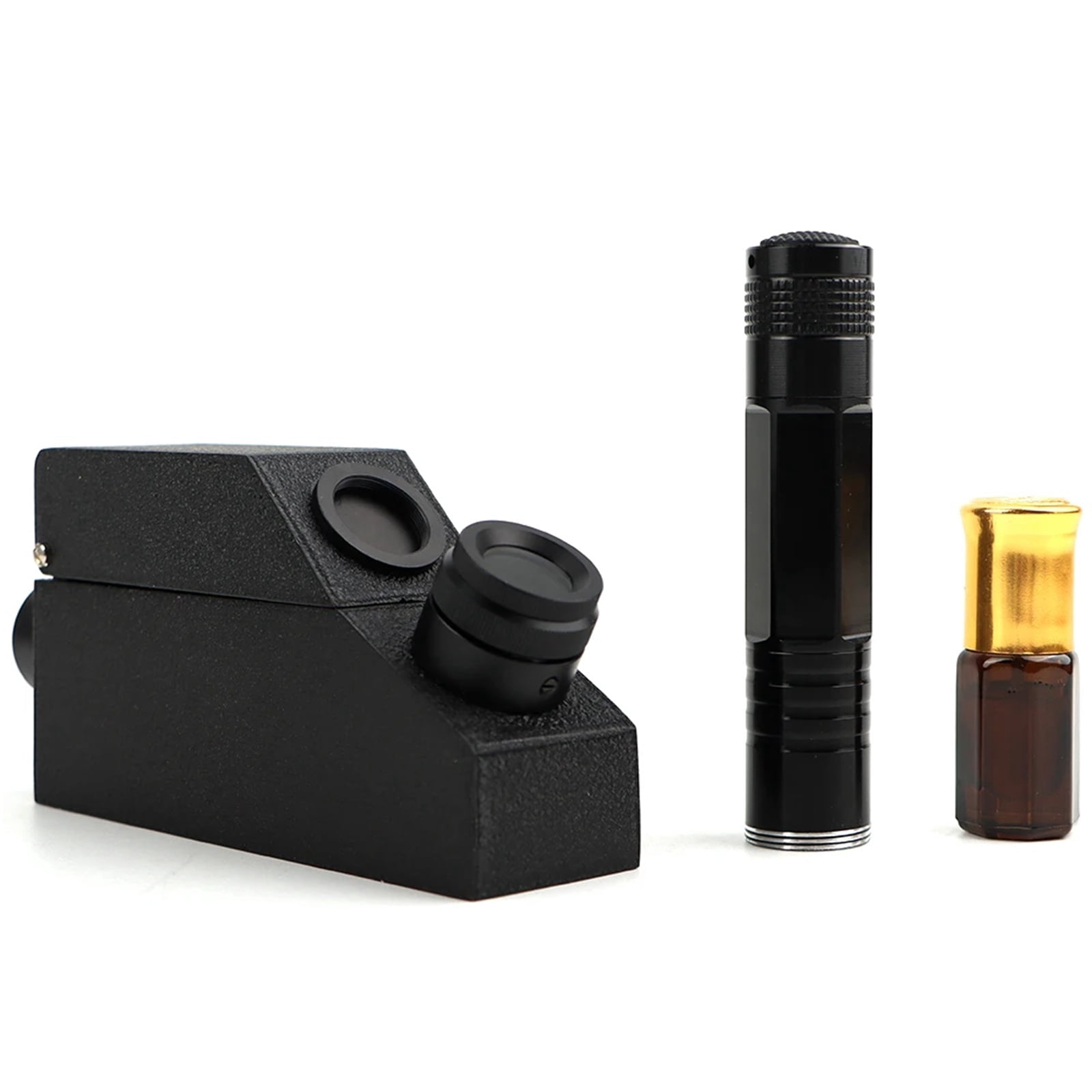 Refractometer Ruby Jade Diamond Jewelry Refracto Meter Professional Appraisal Tools with Refracting Oil Light