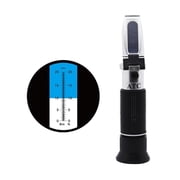 Refractometer for Both Sugar Content and Cutting Fluid Measuring Range 0-20% Chrome-Plated ,Instant Results