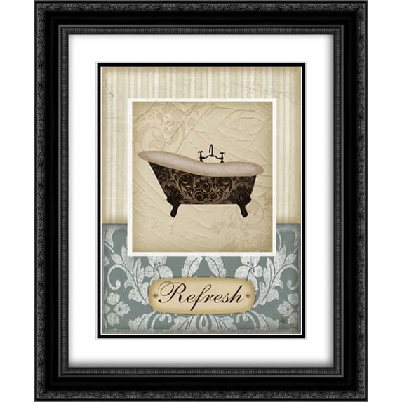 Refresh 2x Matted 20x24 Black Ornate Framed Art Print by Pugh, Jennifer